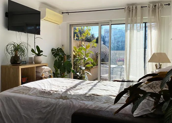 Daire Lumineux Climatise Petit Jardin Et Parking *